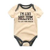 I'm like helium I'll lift spirits future chemist unisex short sleeve baby boy girl clothes custom bodysuit pregnancy announcement gift